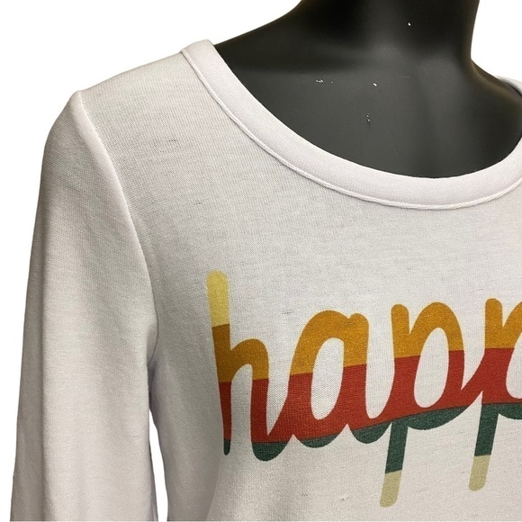 Chaser Happy Pullover Long Sleeve Top Size XS - Picture 2 of 6